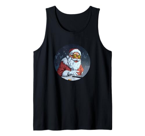 Cash and Money Weihnachtsmann Kostüm für Jungen und Mädchen Tank Top von Christmas Outfit