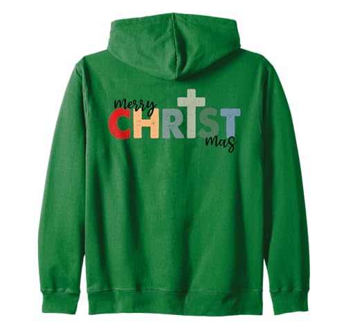 Religiöse Frohe Weihnachten Christliche Männer Frauen Kinder Xmas Kapuzenjacke von Christmas Religious Men Women Apparel Clothes Idea