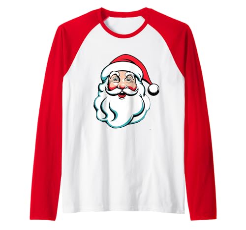 Herren Weihnachtsmann Gesicht Weihnachtsmann Gesichter Xmas Raglan Herren Weihnachtsmann Gesicht Weihnachtsmann Gesichter Xmas Raglan von Christmas Santa Gifts Store