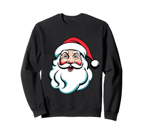 Herren Weihnachtsmann Gesicht Weihnachtsmann Gesichter Xmas Sweatshirt Herren Weihnachtsmann Gesicht Weihnachtsmann Gesichter Xmas Sweatshirt von Christmas Santa Gifts Store