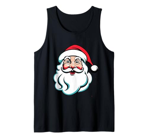 Herren Weihnachtsmann Gesicht Weihnachtsmann Gesichter Xmas Tank Top Herren Weihnachtsmann Gesicht Weihnachtsmann Gesichter Xmas Tank Top von Christmas Santa Gifts Store