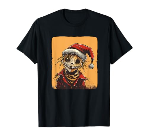 Lustiges Weihnachten Farming Vogelscheuche Kostüm für Jungen und Mädchen T-Shirt von Christmas Scarecrow