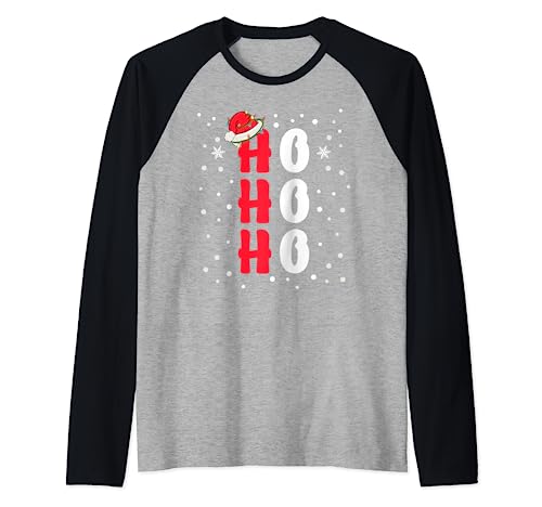 Ho Weihnachtsshirt, Damen Herren Weihnachten Urlaub Raglan von Christmas Shirts For Women Gifts.