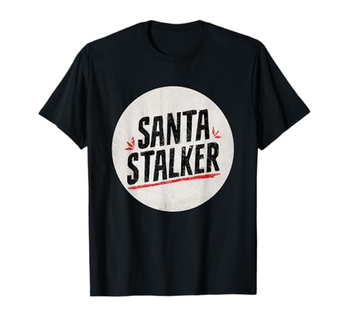 Lustiges Santa Stalker Kostüm für Festliche Jungen und Mädchen T-Shirt Lustiges Santa Stalker Kostüm für Festliche Jungen und Mädchen T-Shirt von Christmas Stalker Outfit