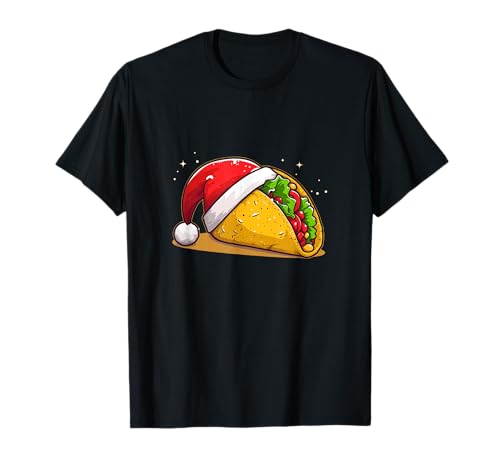 Nikolausmütze Taco Outfit für Jungen und Mädchen T-Shirt Nikolausmütze Taco Outfit für Jungen und Mädchen T-Shirt von Christmas Taco