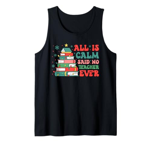 Weihnachten Lesebücher Lehrer Lesen Liebe Männer Frauen Kind Xmas Tank Top von Christmas Teacher Men Women Apparel Clothes Ideas