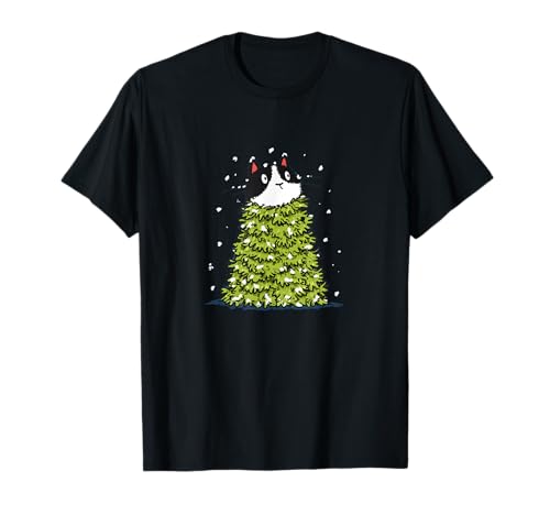 Hübsche Weihnachtskatze im Weihnachtsbaum für Jungen und Mädchen T-Shirt Hübsche Weihnachtskatze im Weihnachtsbaum für Jungen und Mädchen T-Shirt von Christmas Tree Cat Outfit