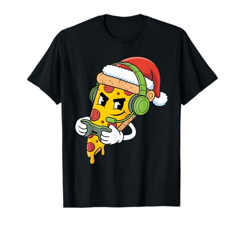 Lustiges Gamer Pizza Weihnachten Videospiel Kinder Männer Jungen Gaming T-Shirt Lustiges Gamer Pizza Weihnachten Videospiel Kinder Männer Jungen Gaming T-Shirt von Christmas Video Games Pizza Xmas Gaming