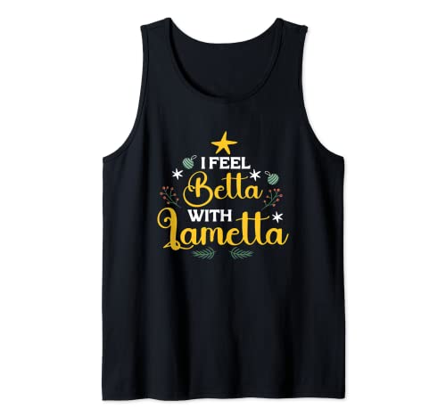 I Feel Betta With Lametta Christmas X-Mas Herren Damen Tank Top von Christmas X-mas Xmas Designs for Men and Women