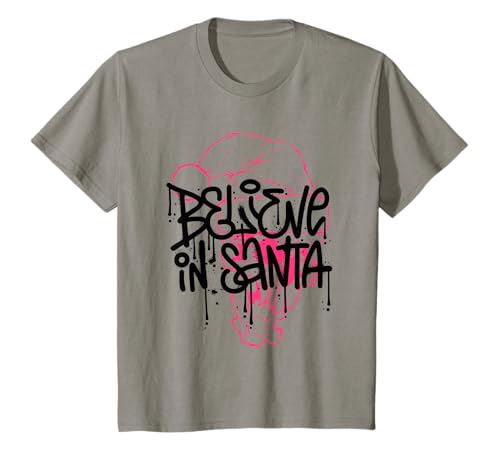 Kinder Weihnachten Believe in Santa T-Shirt von Christmas