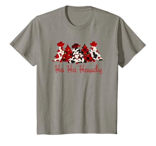Kinder Weihnachten Ho Ho Howdy T-Shirt von Christmas