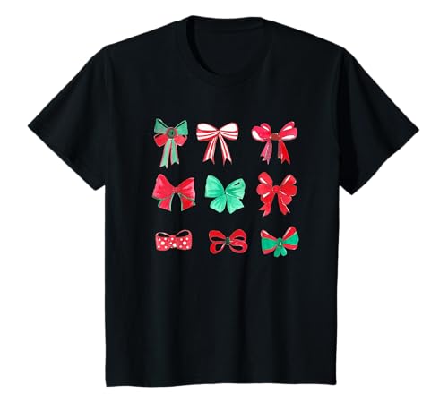Kinder Weihnachten Ribbons T-Shirt von Christmas