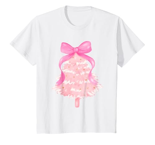 Kinder Weihnachten Tree Bow T-Shirt von Christmas