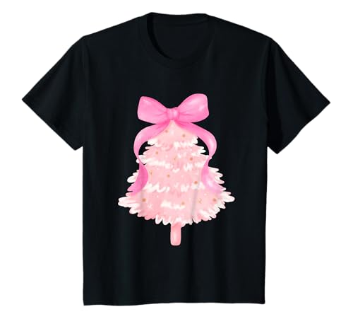 Kinder Weihnachten Tree Bow T-Shirt von Christmas