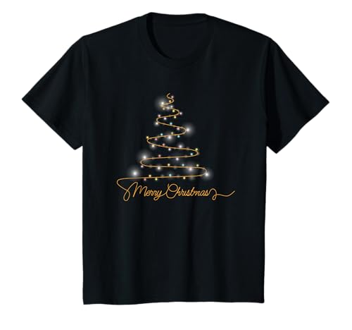 Kinder Weihnachten Tree Lights T-Shirt von Christmas