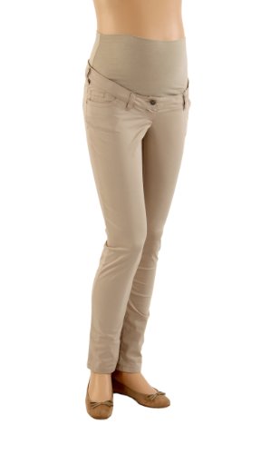 Christoff Designer Jeans Straight Leg Stretch- Umstandshose Exquisite leichte Sommerhose 638-25-2-36 von Christoff