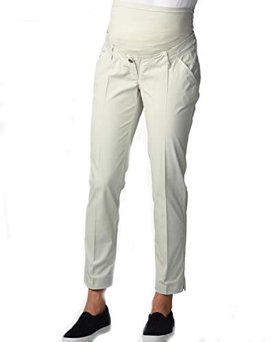 Christoff Feminine Stretch-Chino Hose - Straight Fit - 280/33 Umstandshose leichte Sommerhose (as3, Numeric, Numeric_38, Regular, Regular, beige) von Christoff