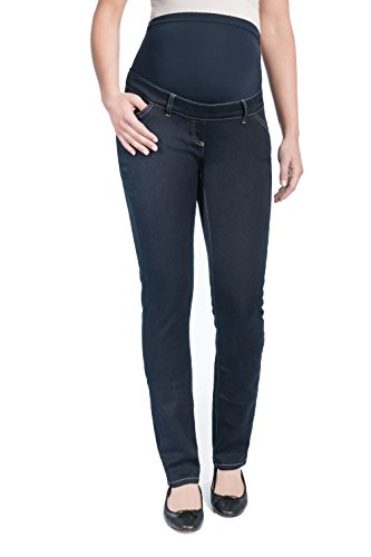 Christoff Umstands-Jeans LEA schlicht Straight Leg - 11/71/8 (36/34 (Herstellergröße: 36/34L), Dark wash) von Christoff