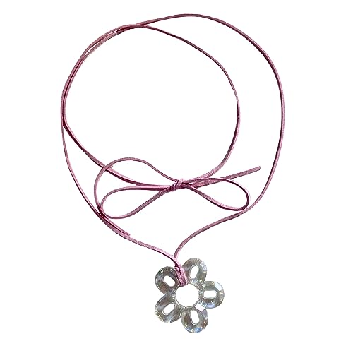 Christol Halskette hohle Blumen Halskette weibliches Temperament Nische Samt Seil Schlüsselbeinkette koreanischer Student verstellbare Kette Schmuck von Christol