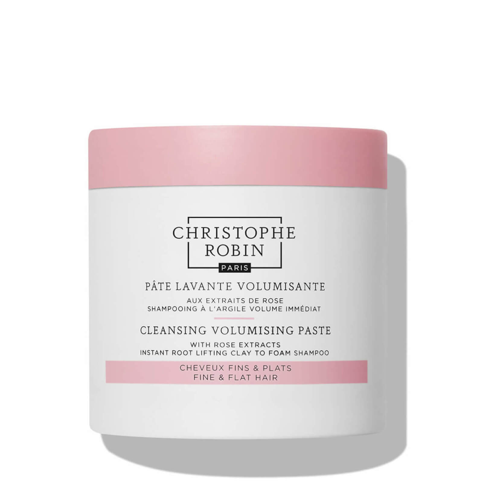 Christophe Robin Cleansing Volumising Paste with Pure Rassoul Clay and Rose 250ml von Christophe Robin