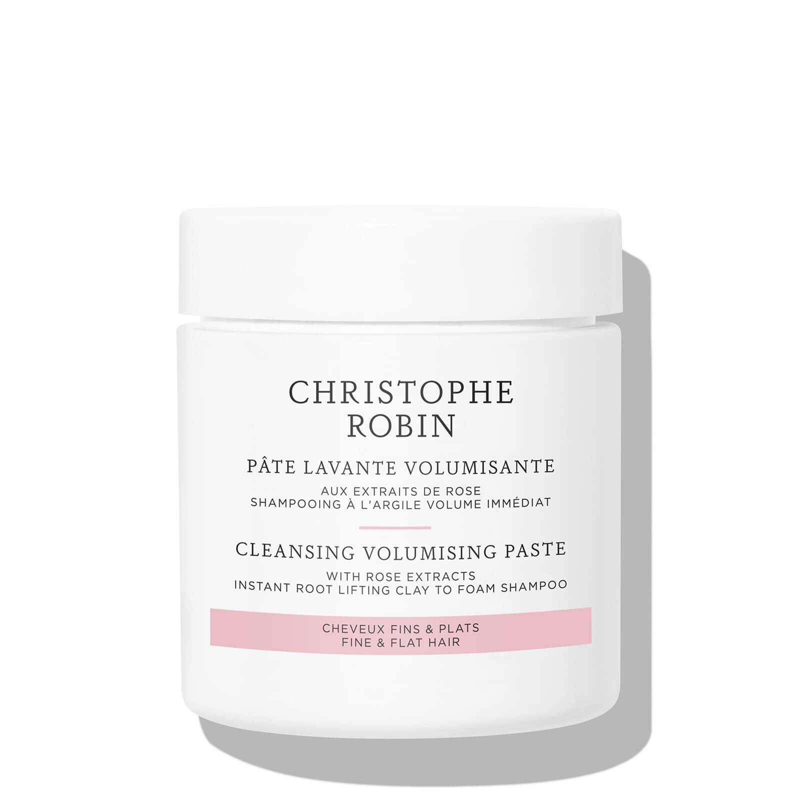 Christophe Robin Cleansing Volumising Paste with Pure Rassoul Clay and Rose 75ml von Christophe Robin