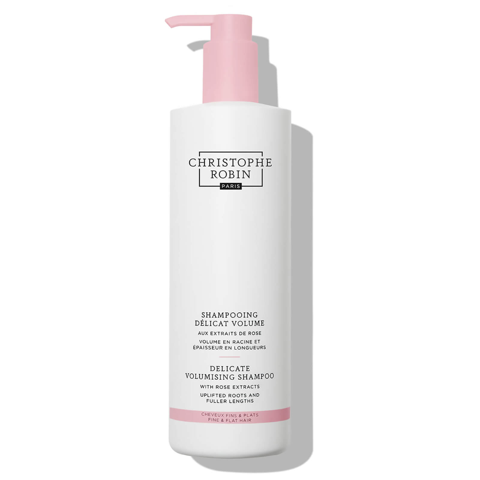 Christophe Robin Delicate Volumising Shampoo with Rose Extracts 500ml von Christophe Robin