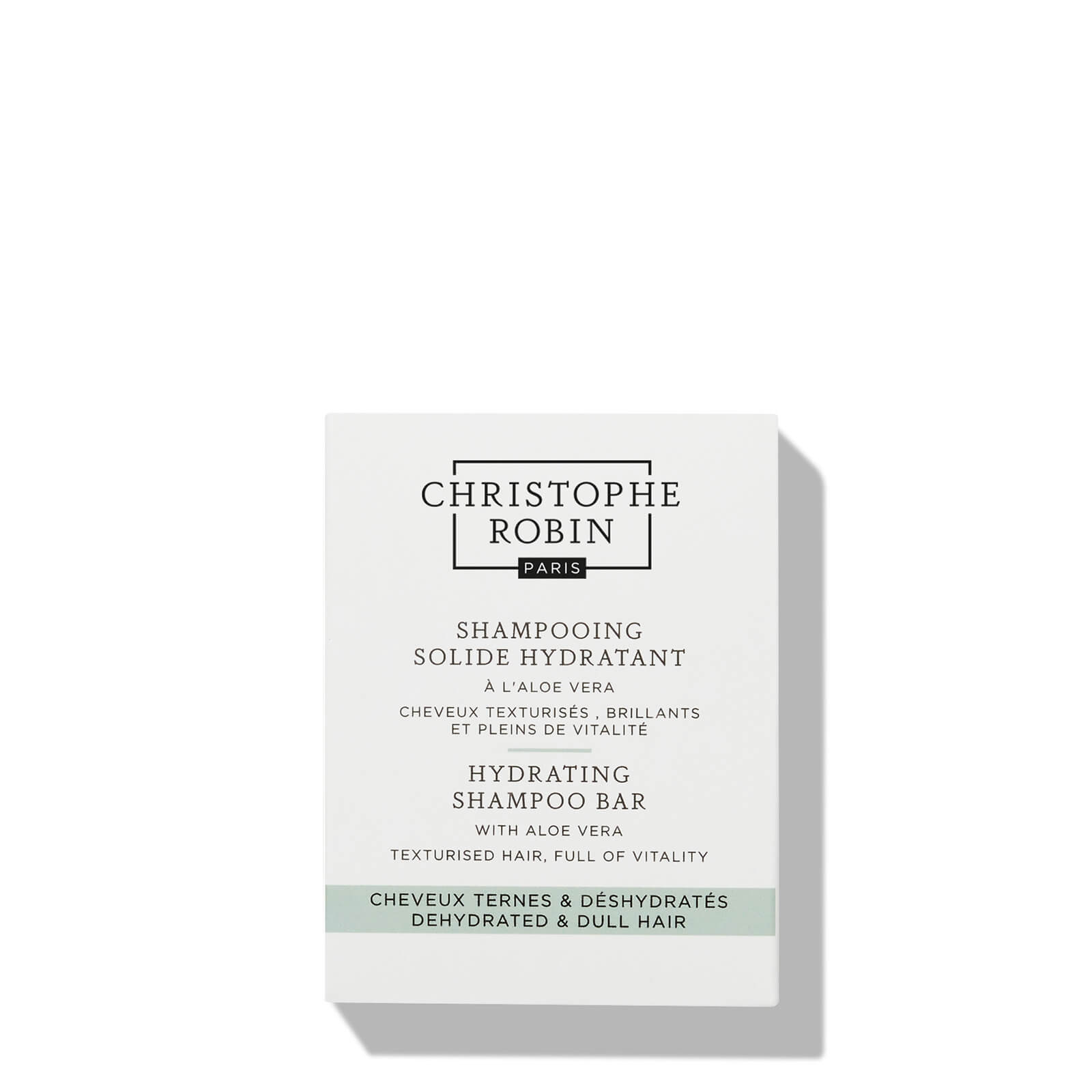 Christophe Robin Hydrating Shampoo Bar with Aloe Vera 100ml von Christophe Robin