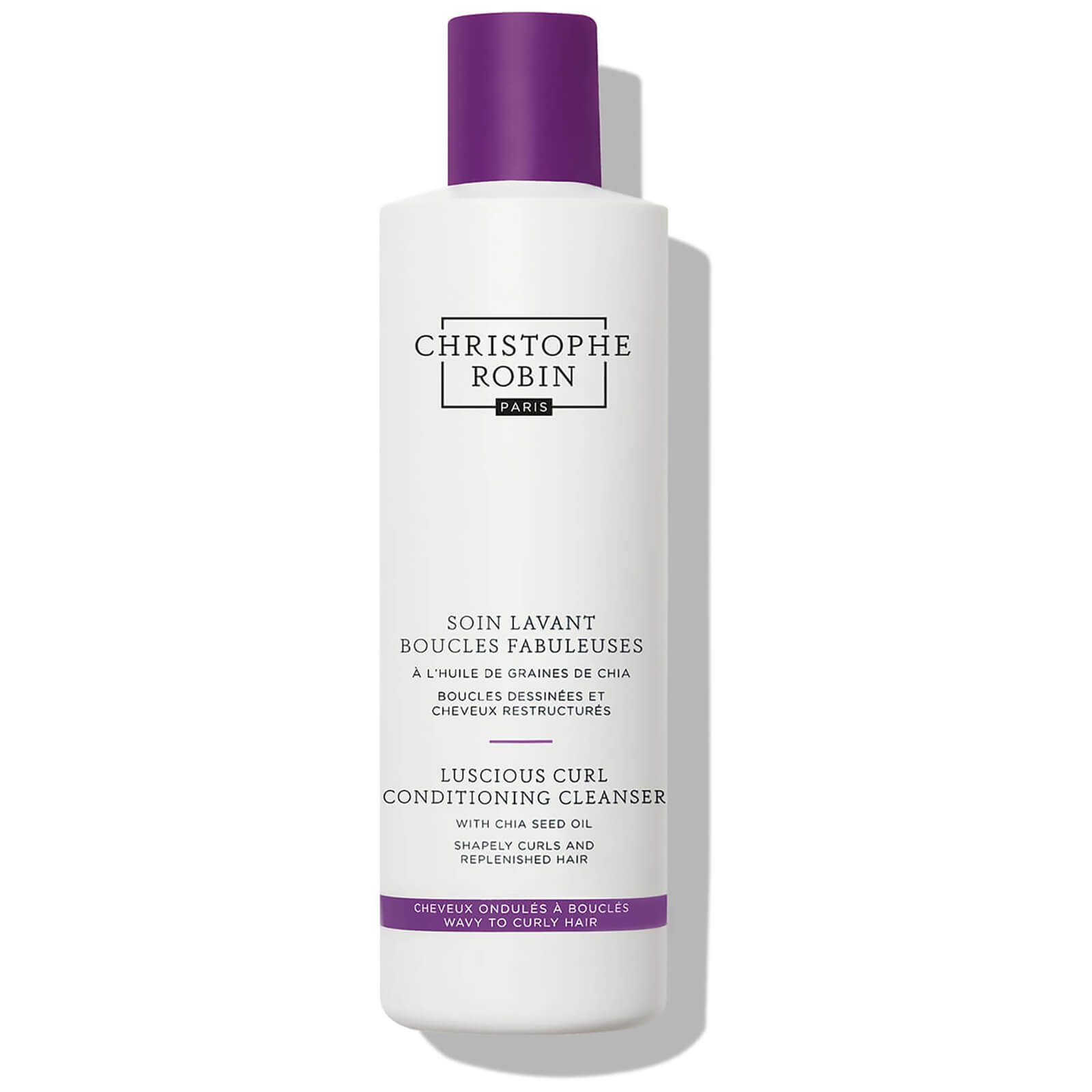 Christophe Robin Luscious Curl Conditioning Cleanser with Chia Seed Oil 250ml von Christophe Robin