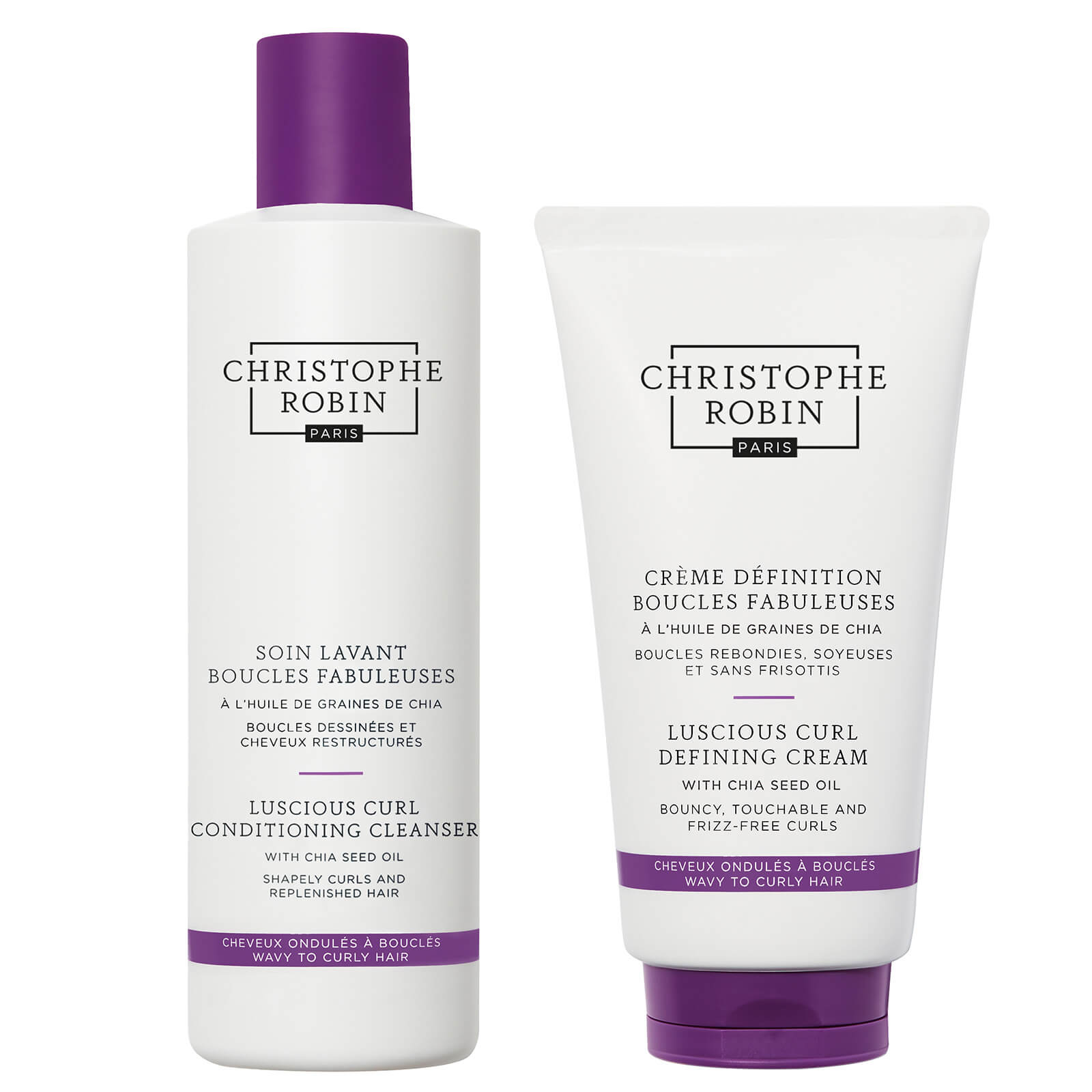 Christophe Robin Luscious Curl Regimen for Wavy to Curly Hair von Christophe Robin