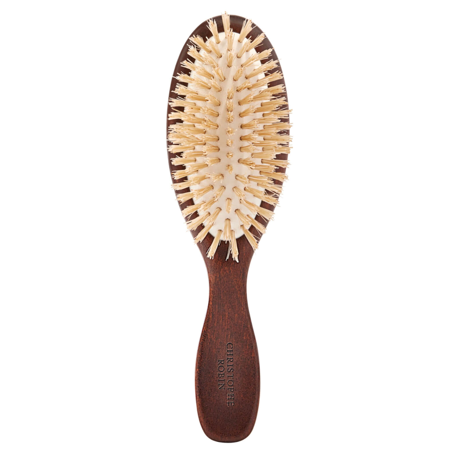 Christophe Robin New Travel Hairbrush with Natural Boar-Bristle and Wood von Christophe Robin