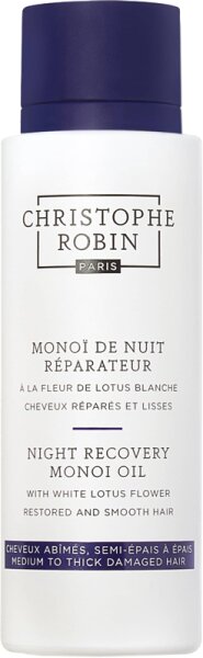 Christophe Robin Night Recovery Monoï Oil with White Lotus Flower 96 ml von Christophe Robin