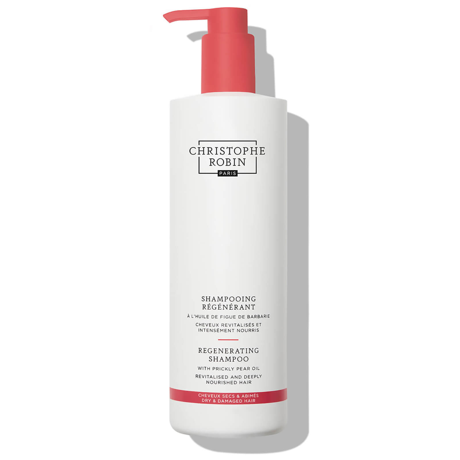 Christophe Robin Regenerating Shampoo with Prickly Pear Oil 500ml von Christophe Robin