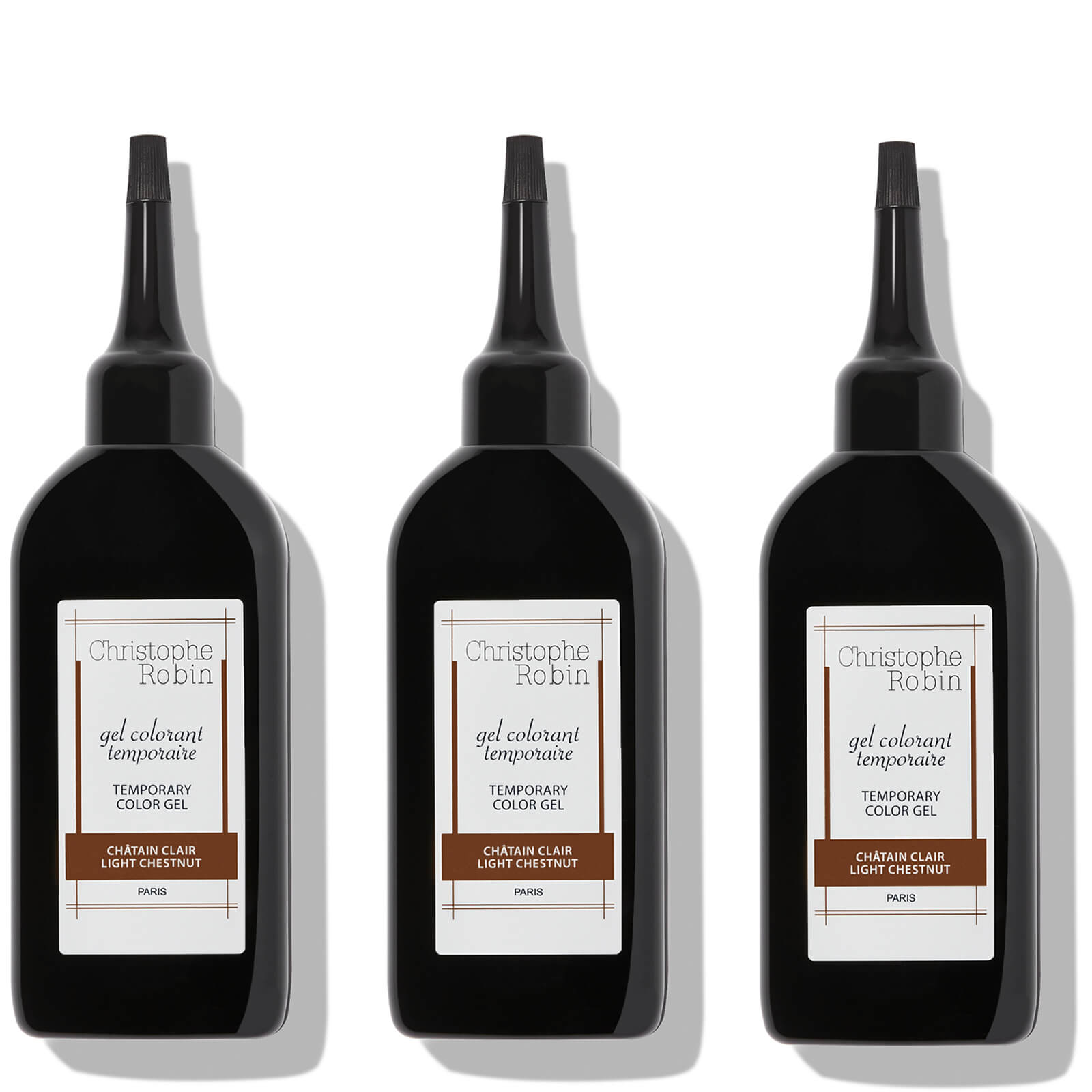Christophe Robin Temporary Colour Gel Trio Bundle - Light Chestnut Christophe Robin Temporary Colour Gel Trio Bundle - Light Chestnut von Christophe Robin