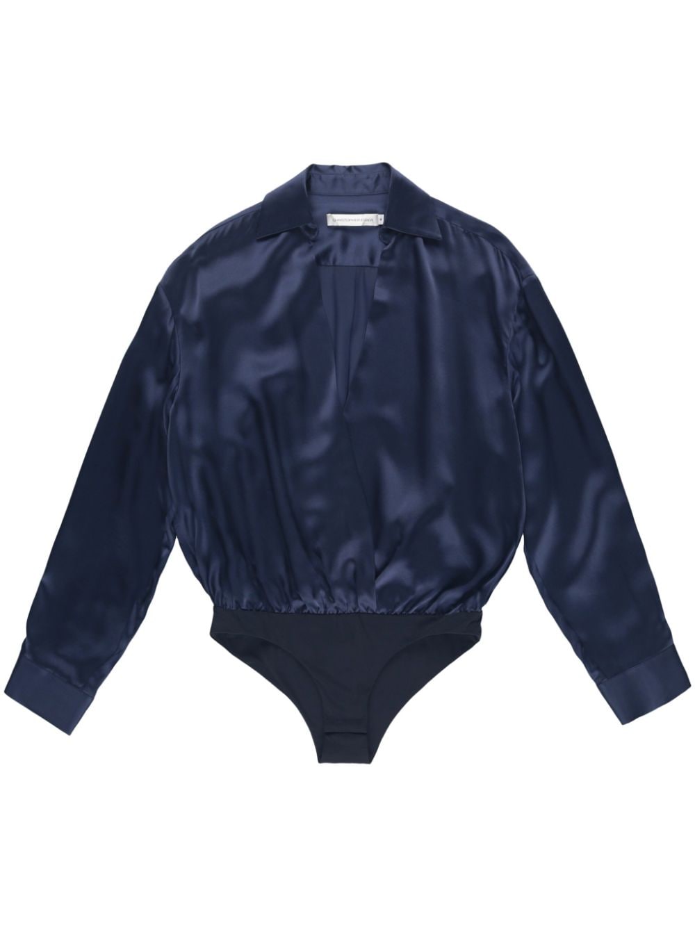 Christopher Esber Springs Body aus Satin - Blau von Christopher Esber