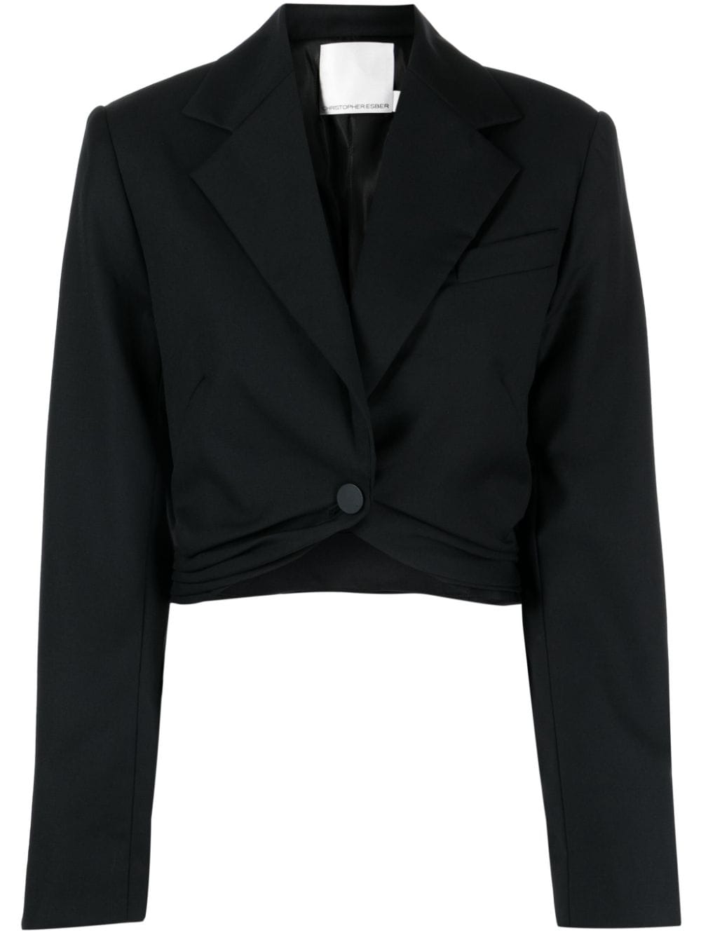 Christopher Esber Einreihiger Tornado Blazer - Schwarz von Christopher Esber