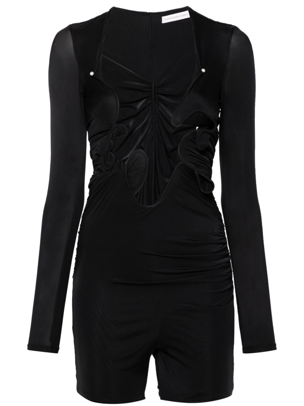 Christopher Esber Venus Playsuit mit Cut-Out - Schwarz von Christopher Esber