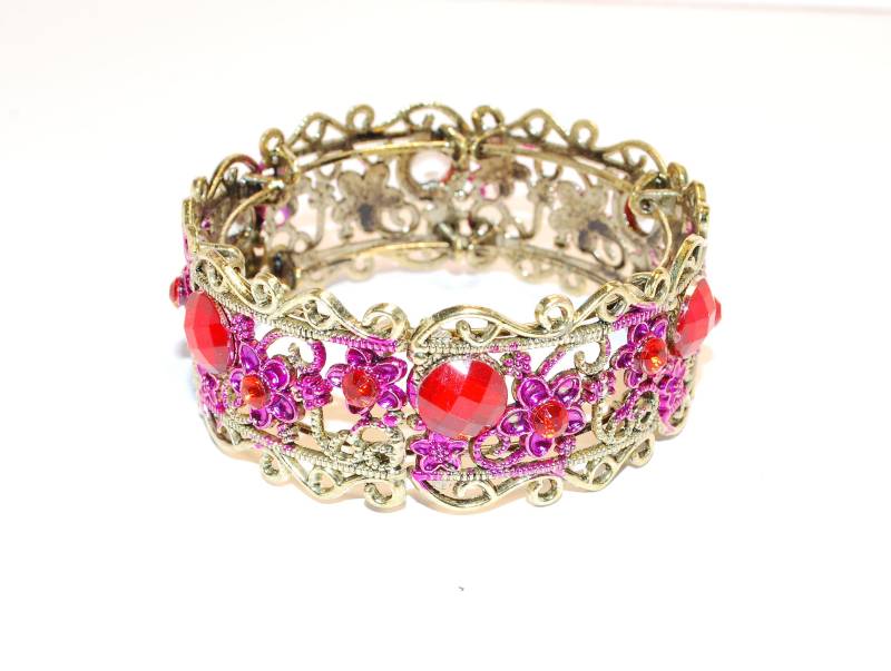 Bright Verziert Armband Aus Messing Und Mit Perlen von ChristopherAttic