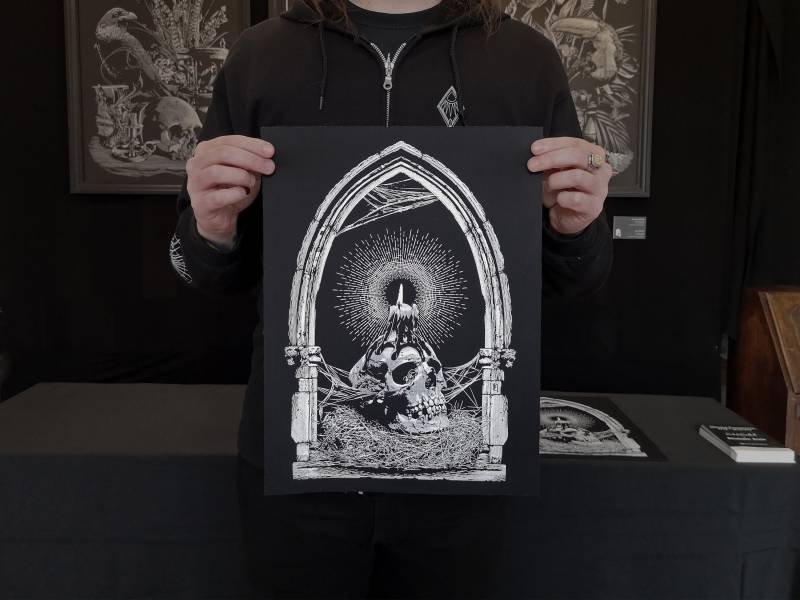 Backpatch - Memento Mori, Gothik, Aufnäher, Schädel Christopher Reuter Backpatch - Memento Mori, Gothik, Aufnäher, Schädel Christopher Reuter von ChristopherReuterArt