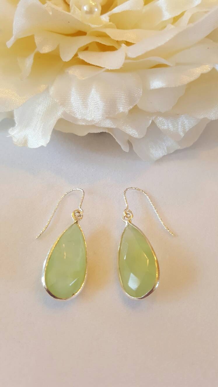 Echte Prehnite Ohrringe Mit Sterling Silber Funkeln Ohrwirrungen Echte Prehnite Ohrringe Mit Sterling Silber Funkeln Ohrwirrungen von ChristysArtCreations