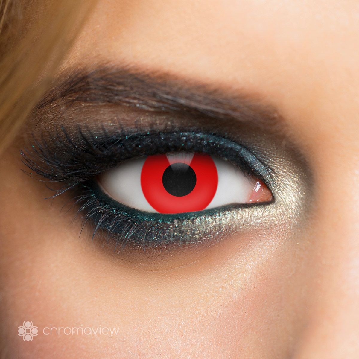 Chromaview - Red Vampire Tageslinsen - Fashionlinse - rot von Chromaview