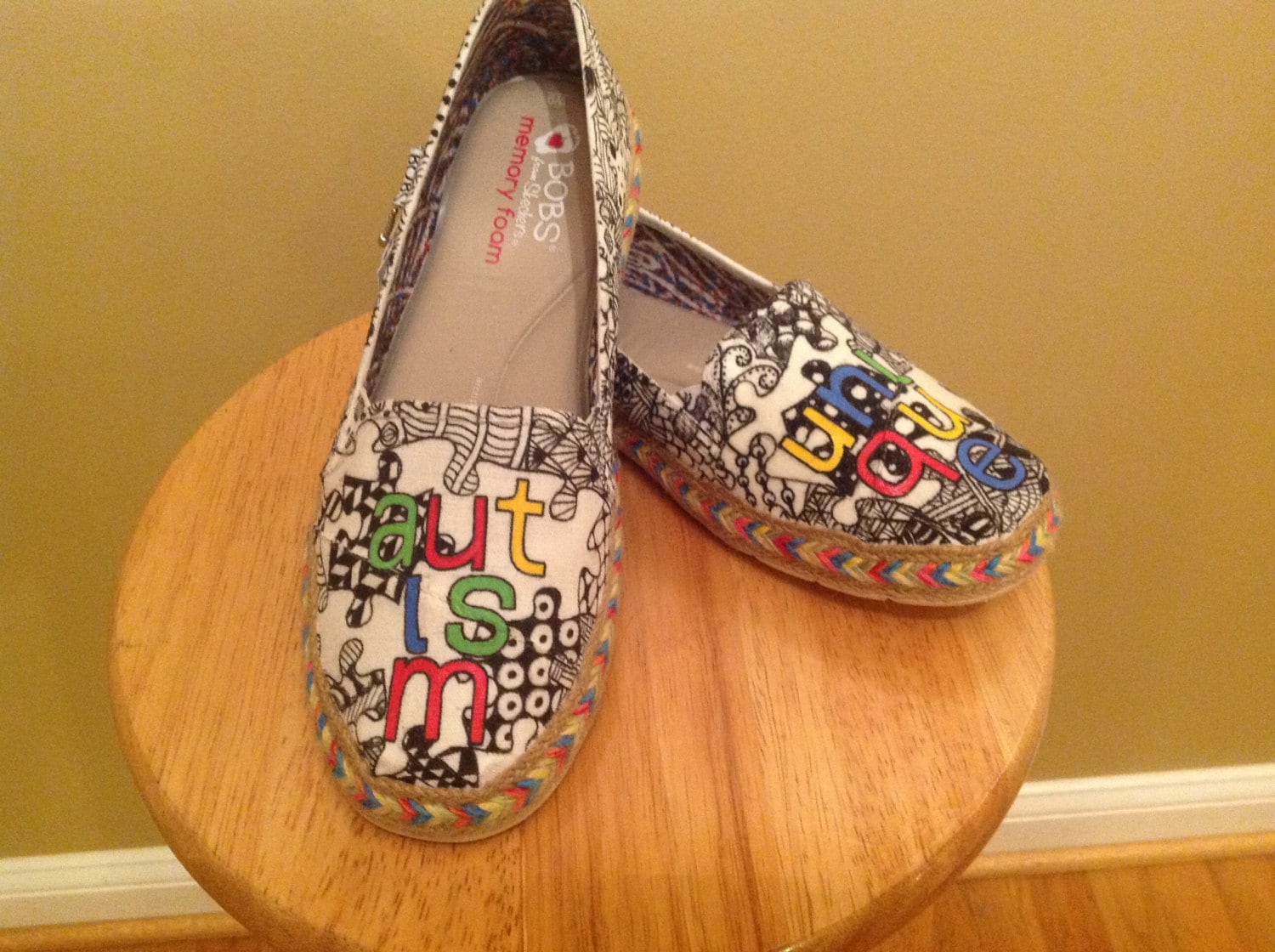 Autismus Bewusstsein Puzzle Schuhe Autismus Bewusstsein Puzzle Schuhe von ChromeReflections