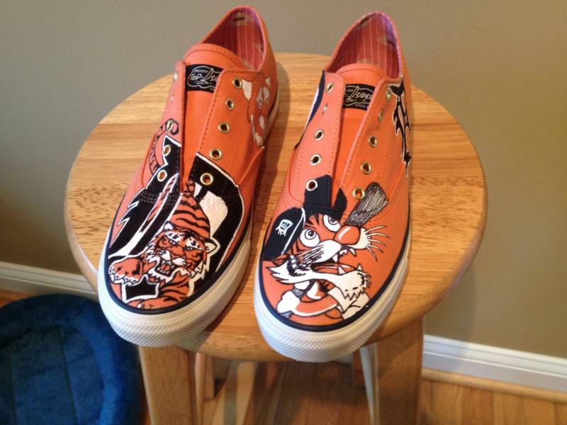 Detroit Tigers Baseball Schuhe Detroit Tigers Baseball Schuhe von ChromeReflections