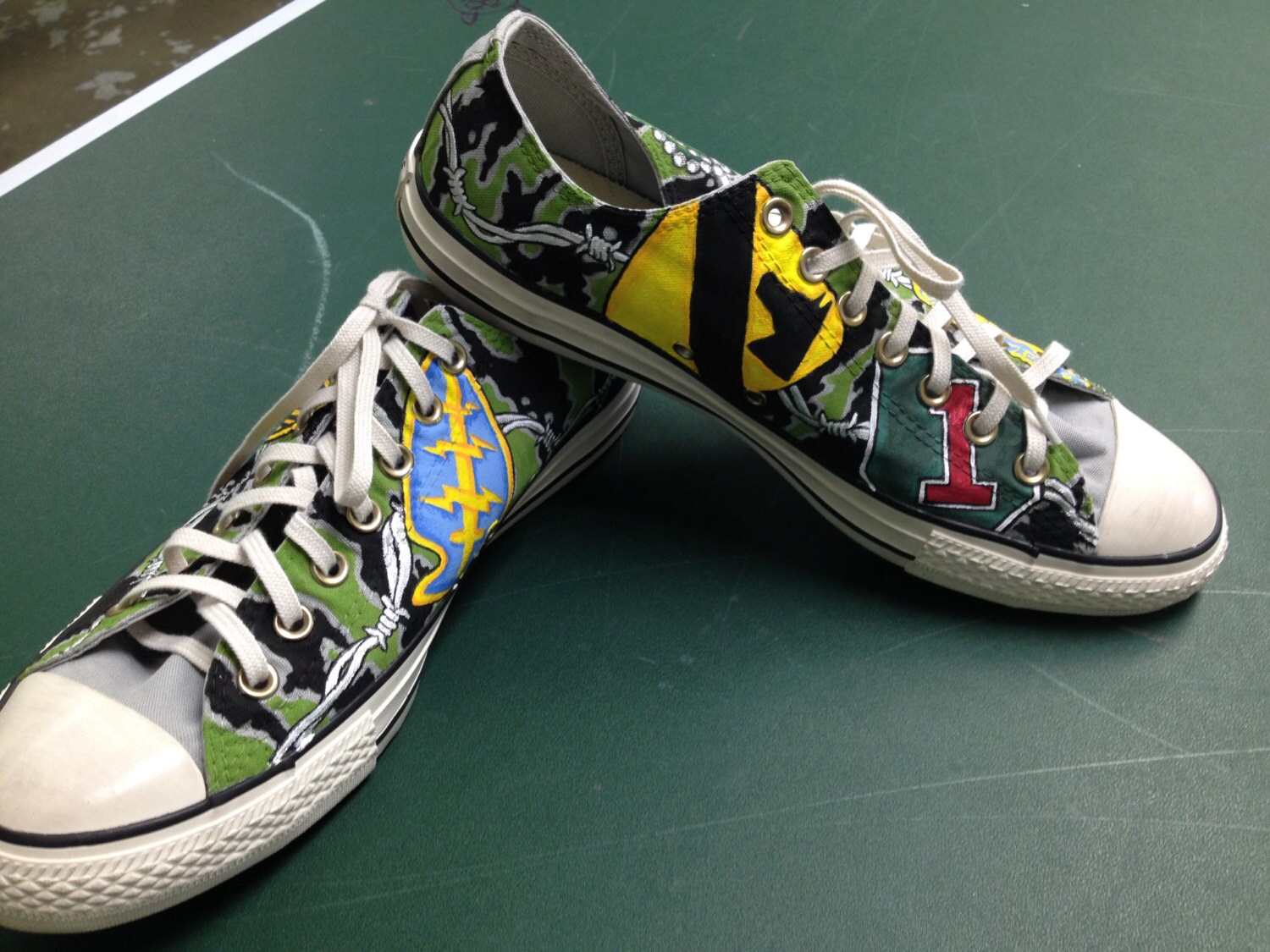 Military Converse Schuhe Military Converse Schuhe von ChromeReflections
