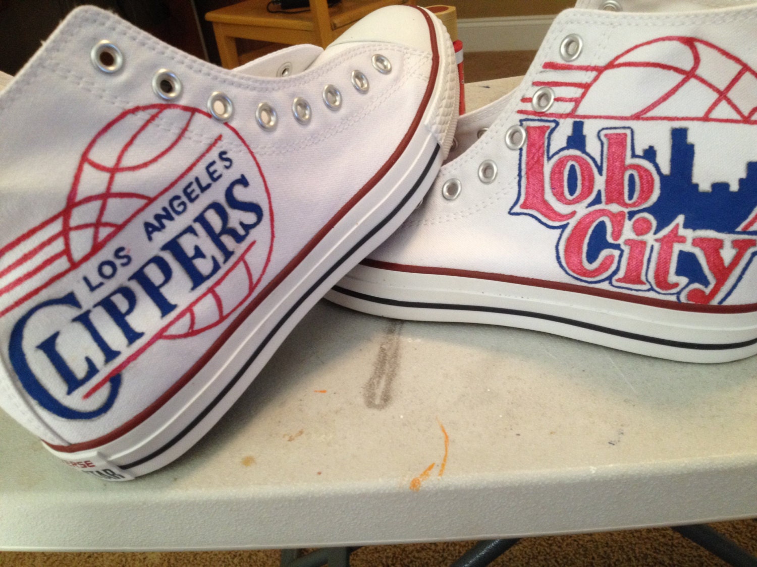 Nba Clippers Converse Schuhe Nba Clippers Converse Schuhe von ChromeReflections