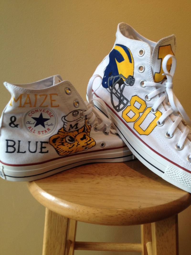 University Of Michigan Schuhe University Of Michigan Schuhe von ChromeReflections