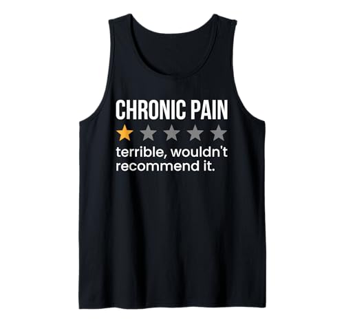Herren Chronische Schmerzen, Ein-Stern-Bewertung, Bewusstsein für chronische Schmerzen Tank Top Herren Chronische Schmerzen, Ein-Stern-Bewertung, Bewusstsein für chronische Schmerzen Tank Top von Chronic Pain Warrior Designs for Awareness