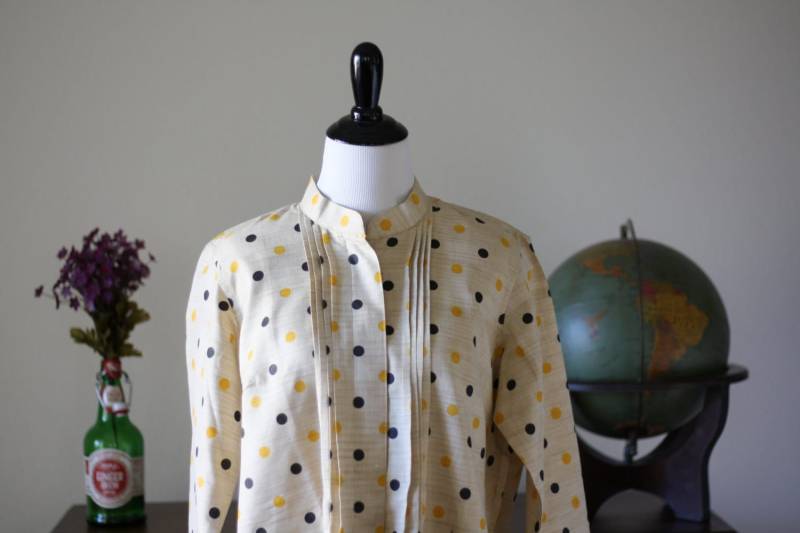Handgemachte Chanderi Seide Jacke/Bluse von ChronicleByZarine