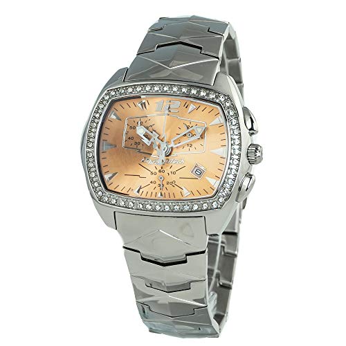 Chronotech Damen Analog Quarz Uhr mit Edelstahl Armband CT2185LS-06M von Chronotech