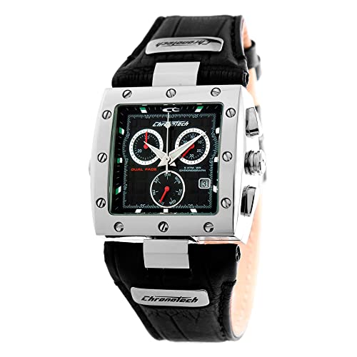 Chronotech Herren Analog-Digital Automatic Uhr mit Armband CT7686L-01 von Chronotech