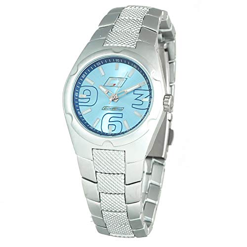 Chronotech Damen Analog Quarz Uhr mit Edelstahl Armband CC7039L-01M von Chronotech